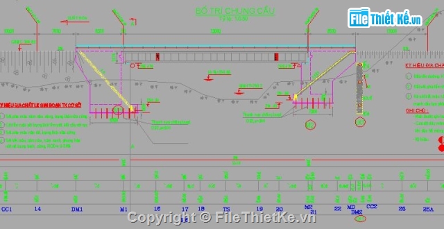 Bản vẽ dầm,Bản vẽ dầm T,dầm thép liên hợp,Bản vẽ cầu dầm